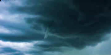 Simepar registra quatro casos de nuvem funil em menos de dez dias no Paraná