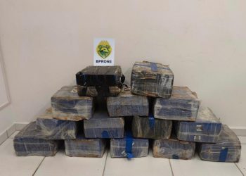 Mulher é presa com 140 quilos de maconha após tentativa de fuga da RONE em Araucária