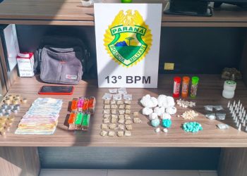 Menor é apreendido com drogas e dinheiro no Morro do Sabão, em Curitiba