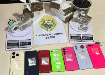 PMPR desarticula ponto de tráfico de drogas em Pontal do Paraná