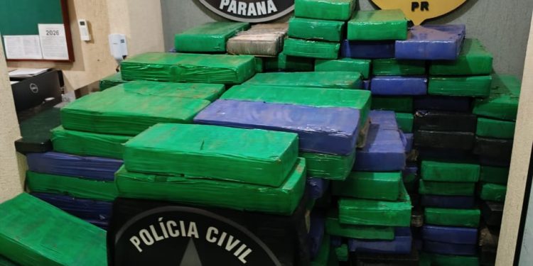 PCPR apreende 2,5 toneladas de drogas em área rural