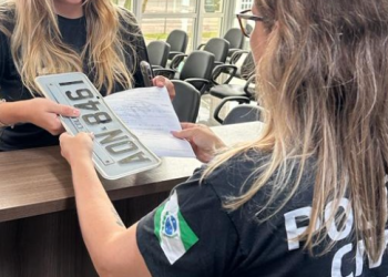 PCPR orienta sobre boletim de ocorrência online em casos de perda de placa de veículo