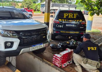PRF apreende 46,5 kg de cocaína escondidos no tanque de veículo na BR-277