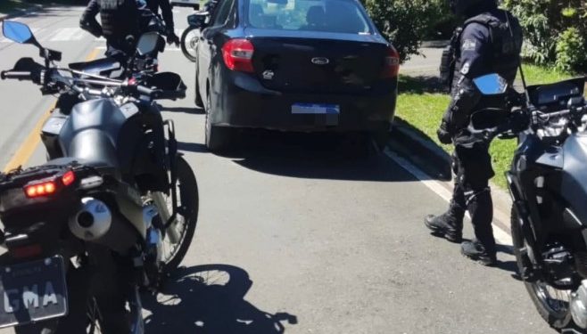 Guarda Municipal recupera veículo roubado em Araucária