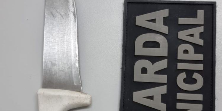 Guarda Municipal prende autor de facadas logo após o crime em Almirante Tamandaré