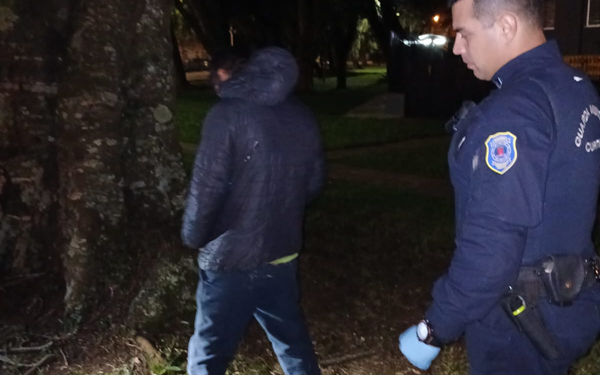 Com apoio da Muralha Digital, Guarda Municipal prende foragido que tentava de furtar fiação no Centro