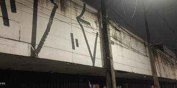 Homem é preso em flagrante por pichação no Centro de Curitiba