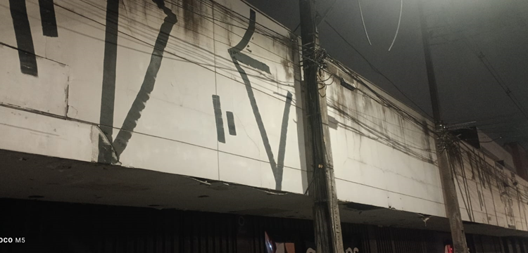 Homem é preso em flagrante por pichação no Centro de Curitiba