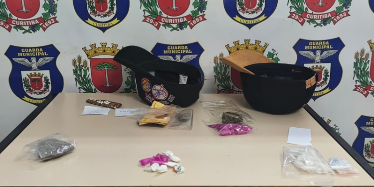 Guarda Municipal prende quatro suspeitos por tráfico de drogas na região central