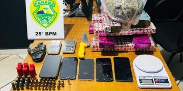 Polícia Militar do Paraná apreende mais de 7 kg de maconha, munições e constata maus-tratos a animais em Umuarama