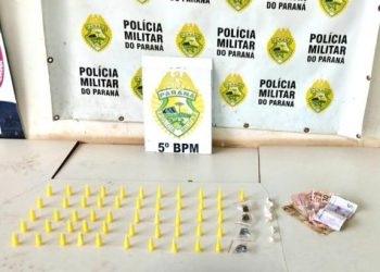 Homem é preso por tráfico de drogas em Londrina pela PMPR