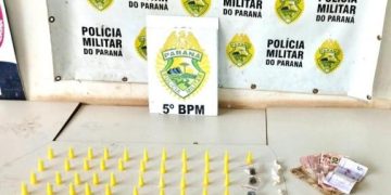Homem é preso por tráfico de drogas em Londrina pela PMPR