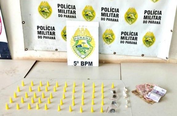 Homem é preso por tráfico de drogas em Londrina pela PMPR