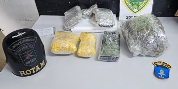 Cadetes da PM apreendem grande quantidade de drogas durante atividade prática em Curitiba