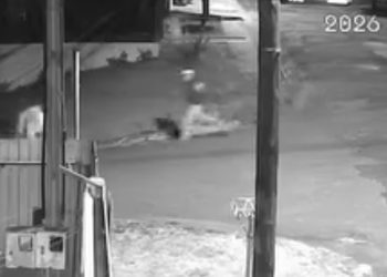 Vítima leva facadas nas costas durante assalto em Curitiba; PM prendeu um dos envolvidos no crime, veja o vídeo