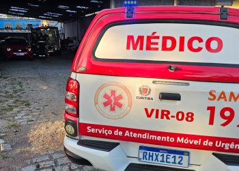 Trabalhador fica ferido ao sofrer queda de andaime