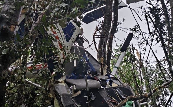 Piloto morre após queda de aeronave de pequeno porte em Piên