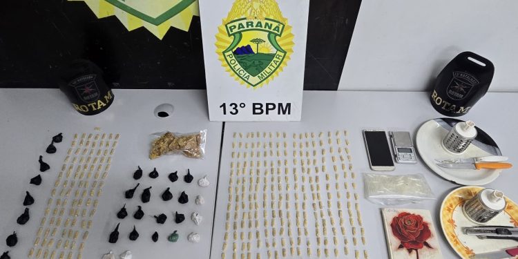 ROTAM fecha biqueira no Sítio Cercado e três são detidos