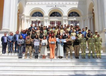 Militares estaduais são homenageados em evento na Câmara Municipal de Curitiba