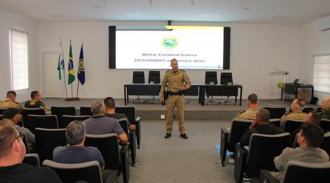 PMPR recebe veteranos para o Projeto “Militar Designado” em solenidade na capital
