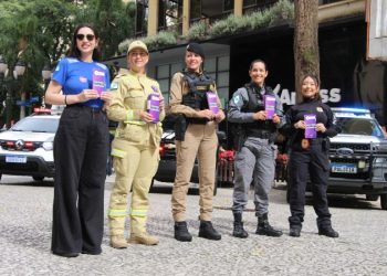 PMPR e demais forças de segurança reforçam rede de proteção à mulher durante ação da SESP em Curitiba