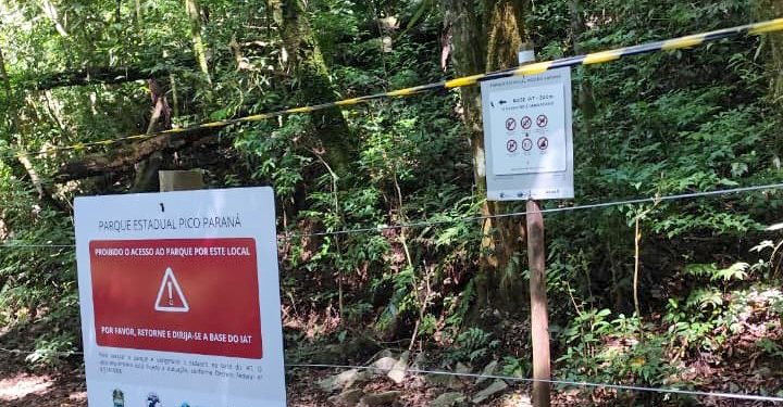 IAT e Polícia Militar multam 15 pessoas por acesso irregular ao Pico Paraná em um dia