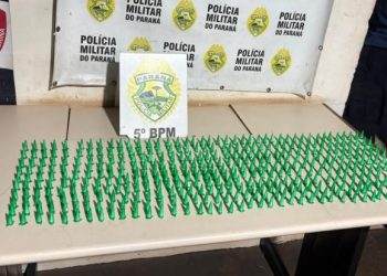 Polícia Militar do Paraná apreende quase 400 porções de cocaína em Londrina