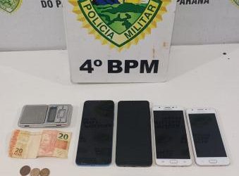 Dois indivíduos são presos por tráfico de drogas em Maringá