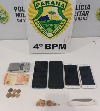 Dois indivíduos são presos por tráfico de drogas em Maringá