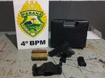 Polícia Militar do Paraná prende homem armado após denúncia em Maringá