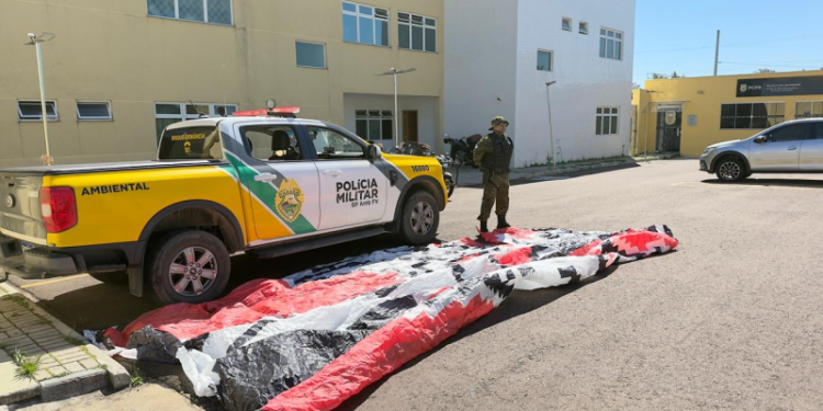 PMPR detém três homens e apreende balão próximo ao Aeroporto Afonso Pena