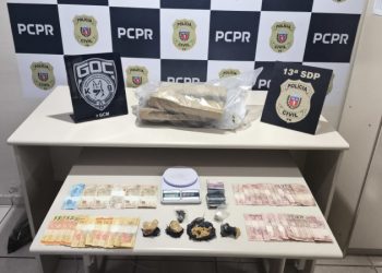 PCPR, PMPR e GCM prendem três pessoas em operação contra o tráfico de drogas em Ponta Grossa