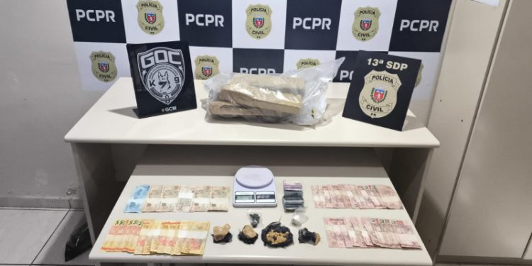 PCPR, PMPR e GCM prendem três pessoas em operação contra o tráfico de drogas em Ponta Grossa
