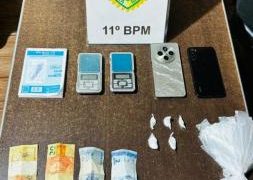 PMPR prende envolvidos com tráfico de drogas durante ação policial em Fênix