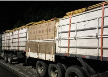 PMPR apreende carga de cigarros contrabandeados em Pato Branco