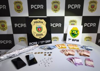 PCPR prende cinco pessoas durante ações contra o tráfico de drogas realizadas no Oeste