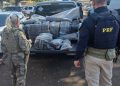 Após perseguição, PRF apreende quase meia tonelada de skunk no Paraná
