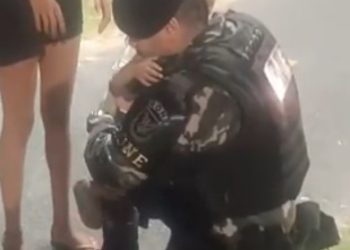 Policiais da RONE salvam bebê engasgado durante patrulhamento no litoral do Paraná