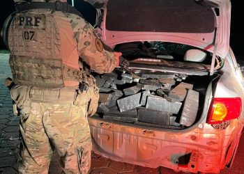 Após acompanhamento tático, dois adolescentes são apreendidos com 660 quilos de maconha no Oeste do Paraná