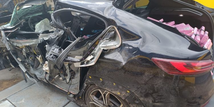 Acidente na BR-369 termina com quatro feridos e apreensão de 368 quilos de maconha em veículo roubado