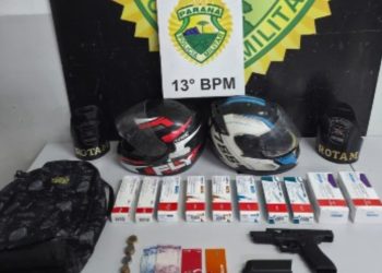 ROTAM age rápido e prende ladrões de canetas emagrecedoras em Curitiba