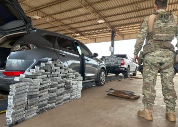 PRF apreende 230 quilos de pasta base de cocaína no Paraná