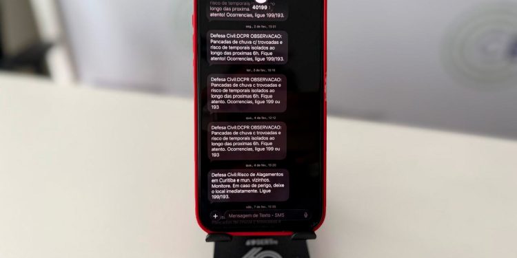 SMS e WhatsApp: veja como se cadastrar para receber os alertas da Defesa Civil Estadual
