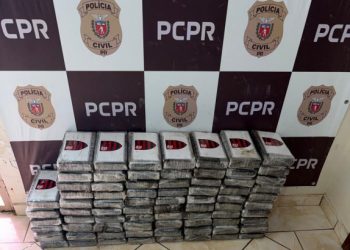 PCPR prende homem em flagrante e apreende 81 quilos de cocaína em São Miguel do Iguaçu