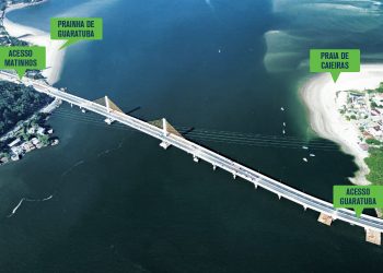 Com previsão de chuva, inauguração da Ponte de Guaratuba é adiada para sexta