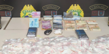 PMPR apreende porções de cocaína e prende homem por tráfico em Ponta Grossa