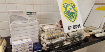 PMPR e PF prendem homem com medicamentos contrabandeados na BR-277, em Cascavel