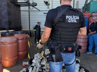 PCPR incinera 639 quilos de entorpecentes apreendidos em Palmeira