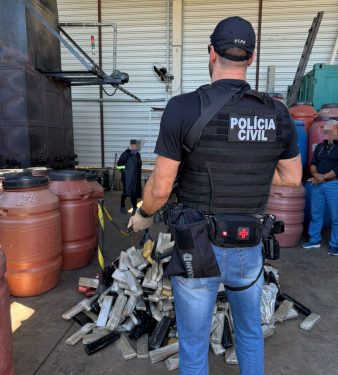 PCPR incinera 639 quilos de entorpecentes apreendidos em Palmeira