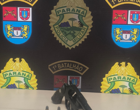 PMPR prende suspeito de homicídio e apreende arma em Ponta Grossa
